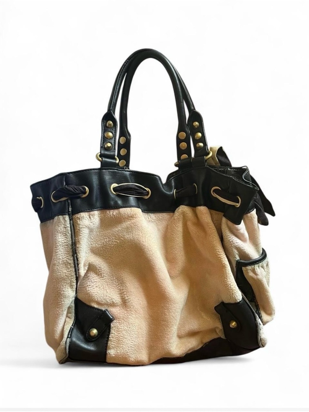 Vintage Juicy Couture Light Pink & Black Daydreamer Bag - Picture 3 of 8